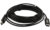 HDMI USB3 MOFO Media Over Fiber Optic Cable - Plenum Rated - 10 Ft