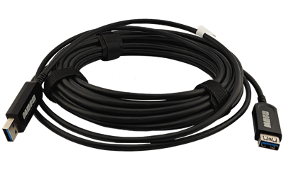 HDMI USB3 MOFO Media Over Fiber Optic Cable - Plenum Rated - 10 Ft