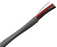 18 AWG 2 Conductor CMR, 1000 ft Gray Cable