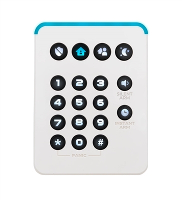 Alula RE663 Wireless LED Alarm Touchpad For Connect+ Panel (RE152, RE252, RE252T, RE352, RE652, RE656, RE6100S-XX-X)