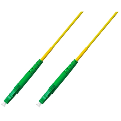 Lynn Simplex Fiber Optic Patch Cable - OS2 Single Mode - LC/APC to LC/APC Connectors - 1m