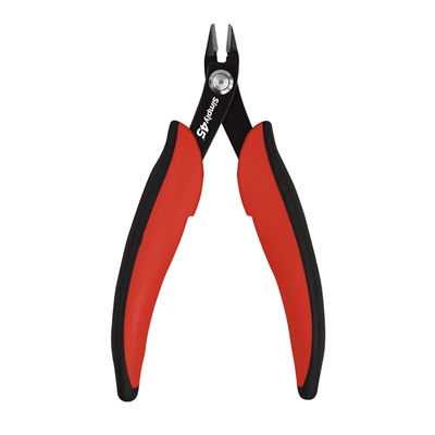 S45-801 â€“ Simply45 Premium 5â€³ Flush Cutter Tool with Angled Jaw for Precision cutting  is ideal for cutting LAN cable or copper wire up 18AWG. With angled jaw for flush cuts will allow precise trimming for load bars, Keystone Jacks, Cable Ties