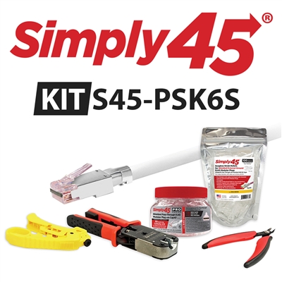 Simply45 ProSeries Cat6/6a Shielded Starter Kit - S45-PSK6S