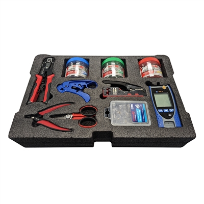 Simply45 ProSeries Category Cable Termination Kit with Milwaukee Packout Insert - Case NOT Included - S45-PSKMP1NC