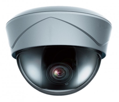 850TVL Pixel Plus Indoor Dome Camera, 2.8-12mm Lens, DC 12V, White