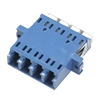 Lynn Fiber Optic Coupler/Adapter - Single Mode - Quad LC - Blue