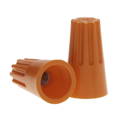 NSI WC-O-B  Standard Orange Wire Connector with Quick-Grip Spring, 500 Bag
