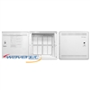 Wavenet WHWS15AEP-S 15" Wi-Fi Friendly Empty Structured Wiring Plastic Enclosure with Lockable Hinged Vented Door - White