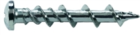 Chrome Wall-Dog - Zinc, Pan Head #8 Phillips