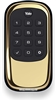 Yale YRD110-ZW-605 Key Free Push Button Deadbolt - Z-Wave - Polished Brass