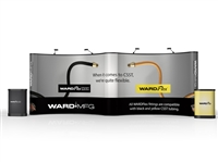 WARDFlex and WARDFlex MAX Pop-Up Tradeshow Booth ---- 10' x 20'