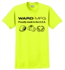 Ward Manufacturing Safety Green Shirts