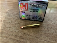 22 Hornet Hornady 35gr V-Max - 25 rounds