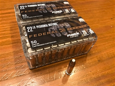 22 LR Federal Punch 29gr FN - 100 rounds