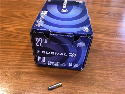 22 LR Federal Range Pack 40gr LRN - 800 rounds