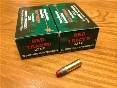 22 LR Tracer Piney Mountain Red Green - 50 rounds