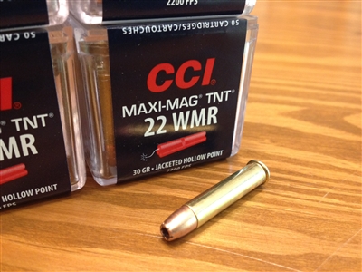 22 Magnum 30gr CCI TNT 100rnd