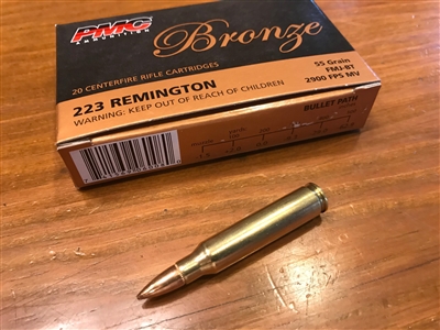 223 PMC 55gr FMJ  PMC - 100 rounds