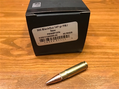 300 Blackout Freedom Munitions 147gr FMJ  -50 rounds