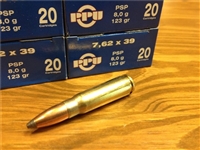 7.62x39 PPU 123gr PSP #20