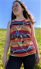 Colourful Flower Tank Top - FREE POSTAGE