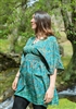 Upcycled Silky Tunic Dress