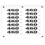 VOLTAGE DECAL 460V