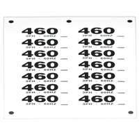 VOLTAGE DECAL 460V