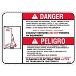 LOCKOUT TAGOUT SAFETY DECAL