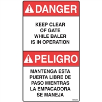 DANGER GATE DECAL