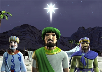 The Three Wise Men Christmas Card