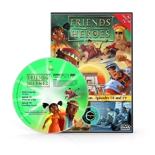 Friends and Heroes Episodes 18-19 DVD 10 languages
