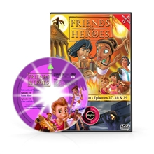 Friends and Heroes Episodes 37-39 DVD 10 languages