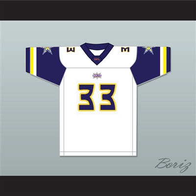 James Bostic 33 Birmingham Thunderbolts Away Football Jersey