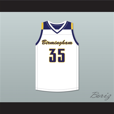 Christian Koloko 35 Birmingham High School Patriots White Basketball Jersey 2