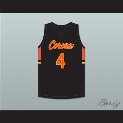 Dalen Terry 4 Corona del Sol High School Aztecs Black Basketball Jersey 1