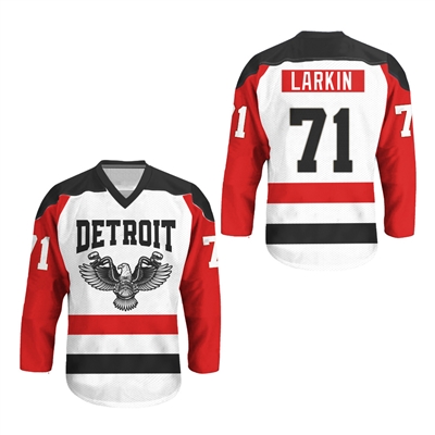 Dylan Larkin Hockey Jersey Detroit Wings Custom name number all sizes