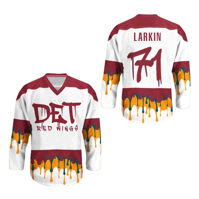 Dylan Larkin Hockey Jersey Detroit Wings Custom name number all sizes