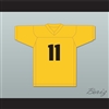 Erik Ainge 11 Blindside Yellow Gold Football Jersey