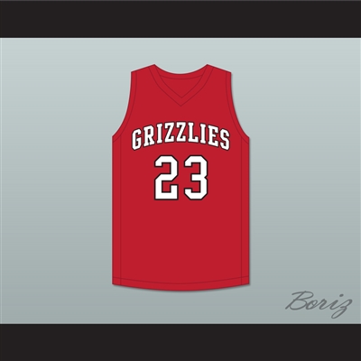 Jaylin Williams 23 Northside High School Grizzlies Red Basketball Jersey 2