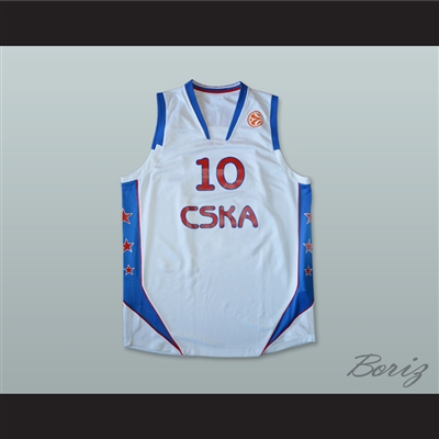 John Robert Holden 10 CSKA Moscow Basketball Jersey