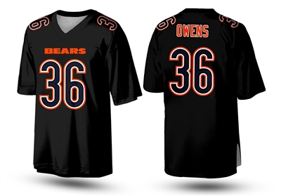 Jonathan Owens Navy Chicago Bears Game Jersey