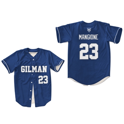 Luigi Mangione High school Baseball Sewn jersey