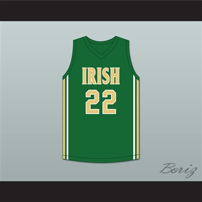 Malaki Branham 22 St. Vincentâ€“St. Mary High School Fighting Irish Green Basketball Jersey 2