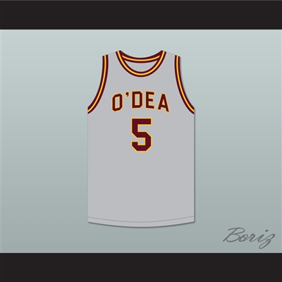 Paolo Banchero 5 O'Dea High School Fighting Irish Light Gray Basketball Jersey 1