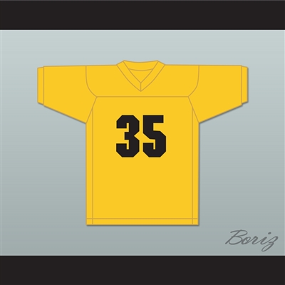 Preston Lacy 35 Blindside Yellow Gold Football Jersey