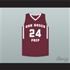 Ron Harper Jr 24 Don Bosco Preparatory High School Ironmen Maroon Basketball Jersey 1