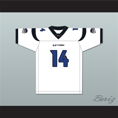 Wally Richardson 14 New York-New Jersey Hitmen Away Football Jersey