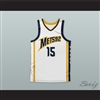 Steeve Ho You Fat 15 Metropolitans 92 White Basketball Jersey 1