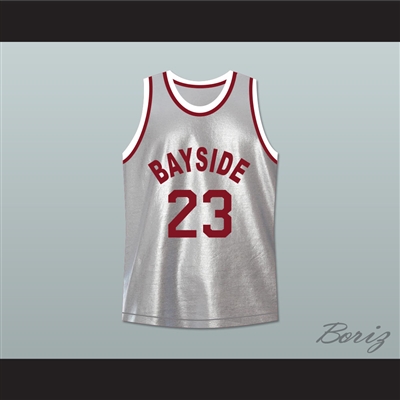 Saved By The Bell AC Slater 23 Bayside Tigers Basketball Jersey